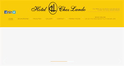 Desktop Screenshot of hotelchezlando.com
