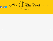 Tablet Screenshot of hotelchezlando.com